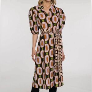 Elizabeth James Margot Midi Dress in Size M $300